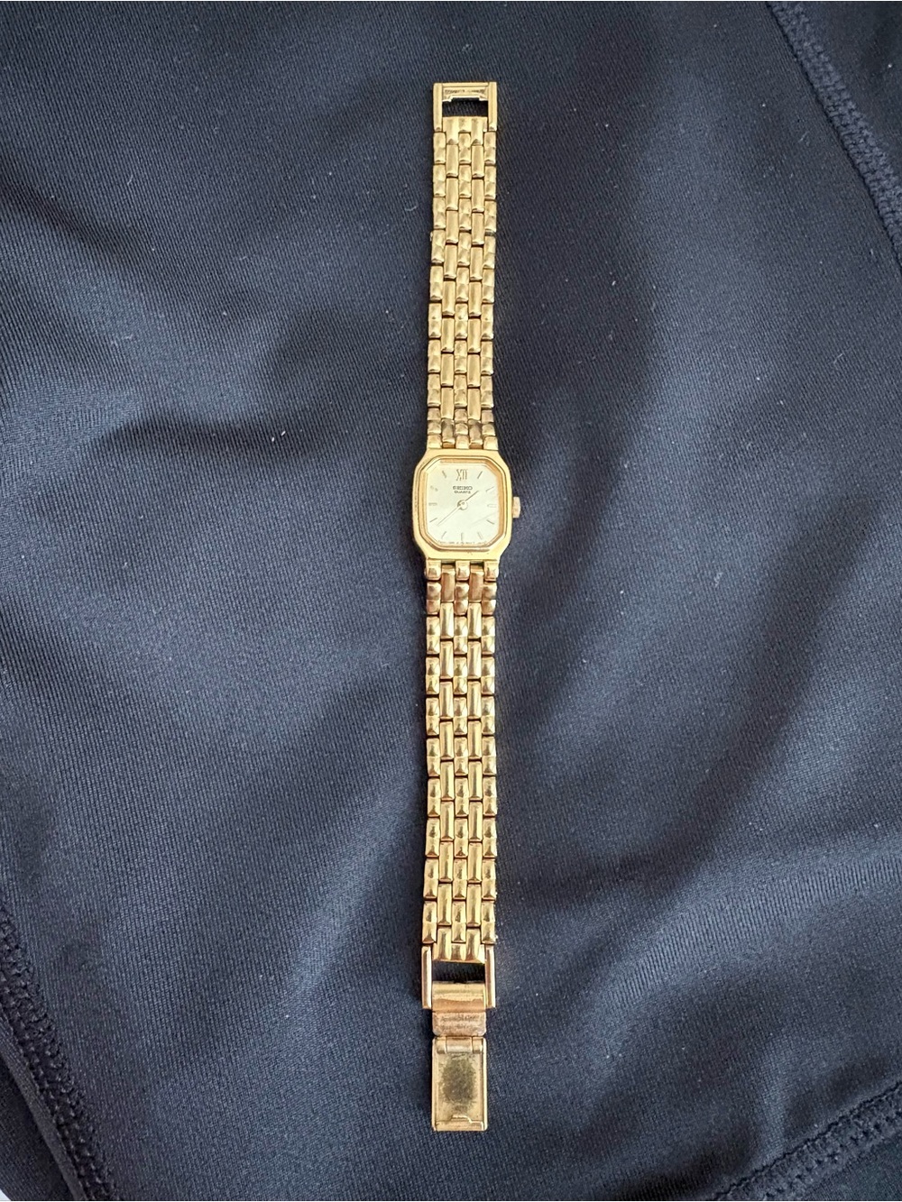 Vintage Seiko Gold-Tone Women’s Linked Bracelet Watch